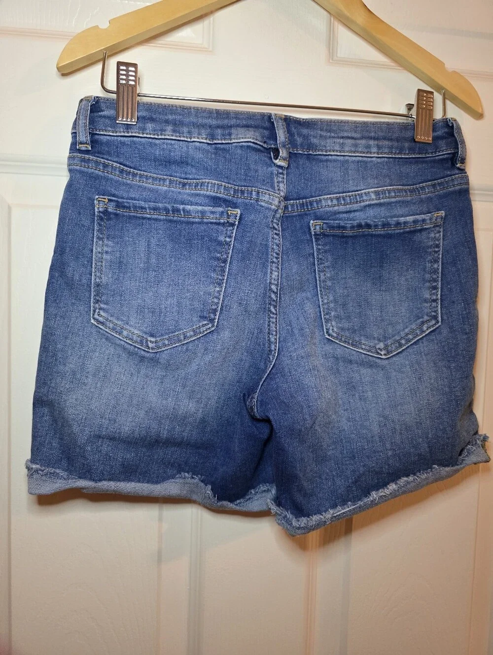 Gap Denim Short Size 14 Stretch Midi Short  Blue Jean Girl